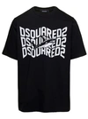 Dsquared2 Dsquared Men Logo Print T-shirt In Black