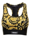 VERSACE BAROQUE PRINTED TECHNICAL FABRIC TOP