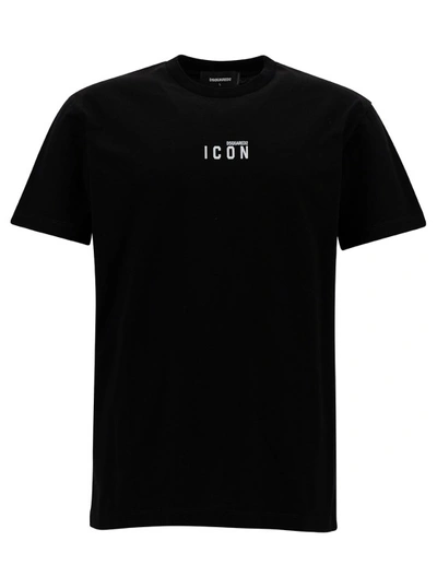 Dsquared2 Mens Black Cotton T-shirt