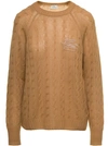 Etro Cable-knit Cashmere Sweater In Brown