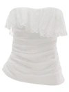 Isabel Marant Orma Ruched Top In White