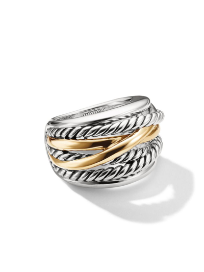 David Yurman Women's Crossover Ring In Sterling Silver