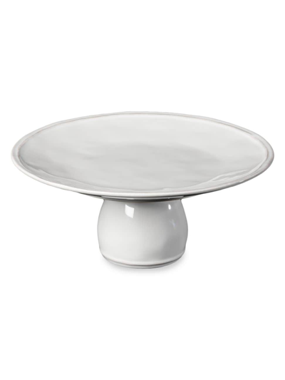 Casafina Fontana Footed Plate In White