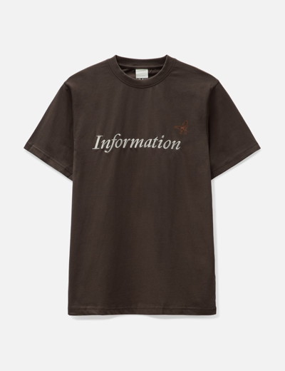 Perks And Mini Info T-shirt In Brown