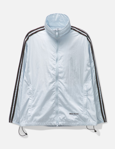 Adidas Originals X Wales Bonner Nylon Track Jacket In Blue Tint