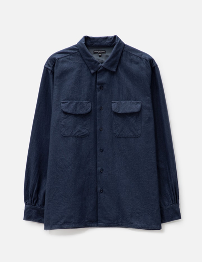 Engineered Garments Classic Shirt In Blue