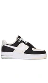Nike Air Force 1 '07 Lv8 Sneaker In Black  Light Silver  Phantom  & White