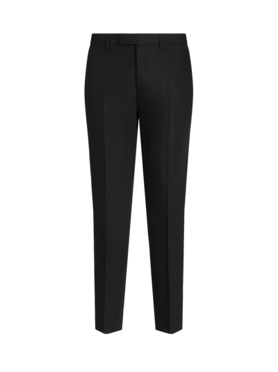 Etro Tailored Slim-cut Trousers In Black