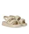 Ash Vinci Slingback Platform Sandals In Neutrals