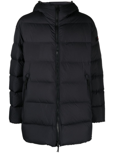 Peuterey Restone No Long Padded Jacket Clothing In Blue