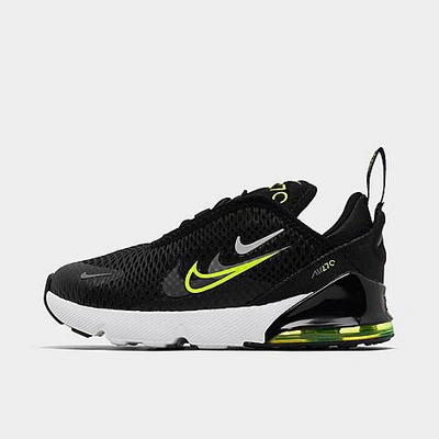 Nike Babies'  Kids' Toddler Air Max 270 Casual Shoes In Black/white/volt