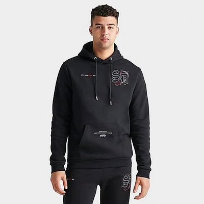 Supply And Demand Men's Botan Pullover Hoodie In Black