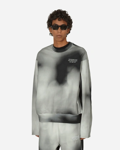 Haydenshapes Cut Off Crewneck Sweatshirt Moonscape In White