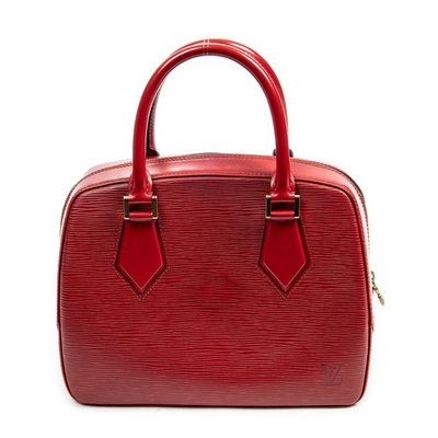 Pre-owned Louis Vuitton Sablon In Red