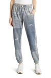 Rag & Bone Miramar Faux Jeans Cotton Joggers In Lex Patch