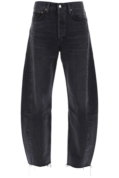 Agolde Straight-leg Denim Jeans In Nero