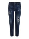 Dsquared2 Jeans  Tidy Biker In Denim In Denim Blu