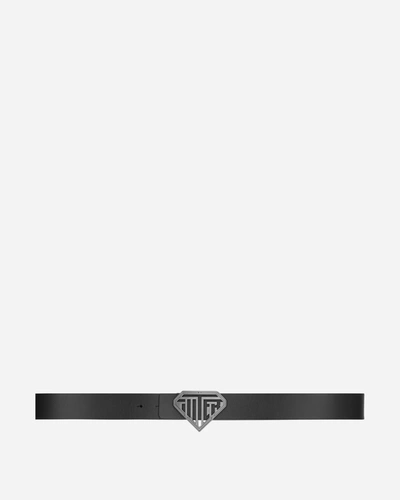 Iuter Solid Logo Belt In Black