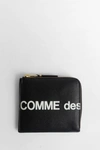 Comme Des Garçons Unisex Black Wallets & Cardholders