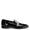 Giuseppe Zanotti Eflamm Crystal-embellished Loafers In Black