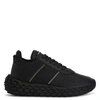 Giuseppe Zanotti Urchin Textured-sole Sneakers In Black
