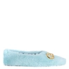 Giuseppe Zanotti Lucreciia Faux Fur Loafers In Blue