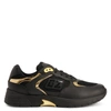 Giuseppe Zanotti Low-top Sneakers Gz Runner Calfskin In Black
