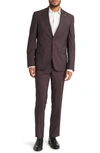 TED BAKER ROGER EXTRA SLIM FIT SOLID WOOL SUIT