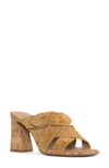 Nydj Loreri Slide Sandal In Cognac