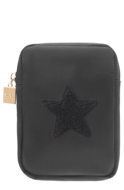 Bloc Bags Mini Star Cosmetics Bag In Black/ Black