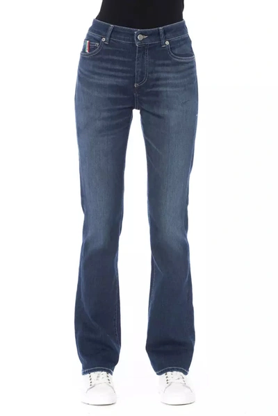 Baldinini Trend Blue Cotton Jeans & Pant