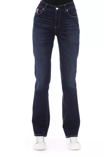 Baldinini Trend Blue Cotton Jeans &amp; Women's Pant