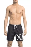 BIKKEMBERGS BIKKEMBERGS ELEGANT DEGRADÉ SWIM SHORTS WITH MEN'S POCKETS