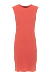 IMPERFECT IMPERFECT CHIC PINK IMPERFECT STRETCH MIDI WOMEN'S DRESS
