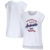 WEAR BY ERIN ANDREWS WEAR BY ERIN ANDREWS WHITE COLORADO AVALANCHE DOMESTIC TANK TOP