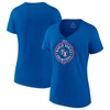 Fanatics Branded Royal Texas Rangers 2023 World Series Champions Stealing Home V-neck T-shirt In Royal