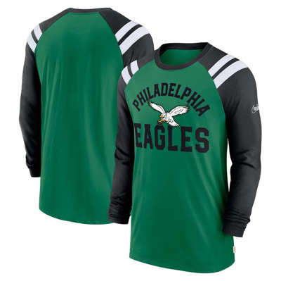 Nike Philadelphia Eagles Classic Arc Fashion  Men's Nfl Long-sleeve T-shirt In Green