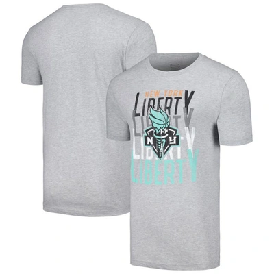 Stadium Essentials Unisex  Heather Grey New York Liberty Dedication T-shirt