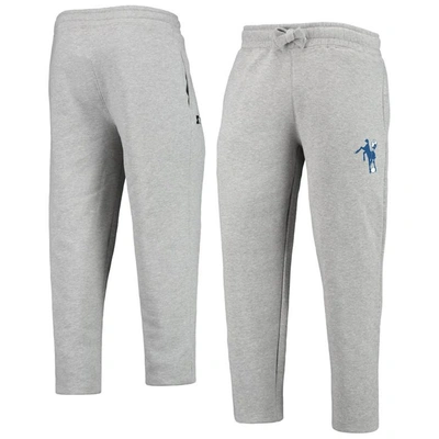 Starter Heathered Gray Indianapolis Colts Team Throwback Option Run Sweatpants