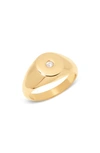 BROOK & YORK CECILIA SIGNET RING