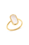 BROOK & YORK FAUNA MOTHER OF PEARL RING