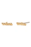 BROOK & YORK LIV STUD EARRINGS