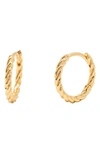 Brook & York Women's Lottie 14k-yellow-gold Vermeil Twist Hoop Earrings