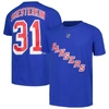 Outerstuff Big Boys Igor Shesterkin Blue New York Rangers Player Name And Number T-shirt In Blue