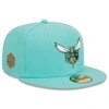 NEW ERA NEW ERA  TURQUOISE CHARLOTTE HORNETS 2023/24 CITY EDITION ALTERNATE 59FIFTY FITTED HAT