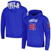 Pro Standard Joel Embiid Royal Philadelphia 76ers Player Pullover Hoodie In Royal