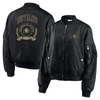 Wear By Erin Andrews Black Colorado Buffaloes Full-zip Bomber Jacket In Black