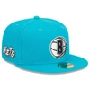 NEW ERA NEW ERA  TEAL BROOKLYN NETS 2023/24 CITY EDITION ALTERNATE 59FIFTY FITTED HAT