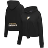 PRO STANDARD PRO STANDARD BLACK PITTSBURGH PENGUINS CLASSIC CHENILLE PULLOVER HOODIE
