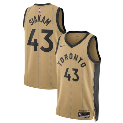 Nike Pascal Siakam Toronto Raptors City Edition 2023/24  Men's Dri-fit Nba Swingman Jersey In Brown
